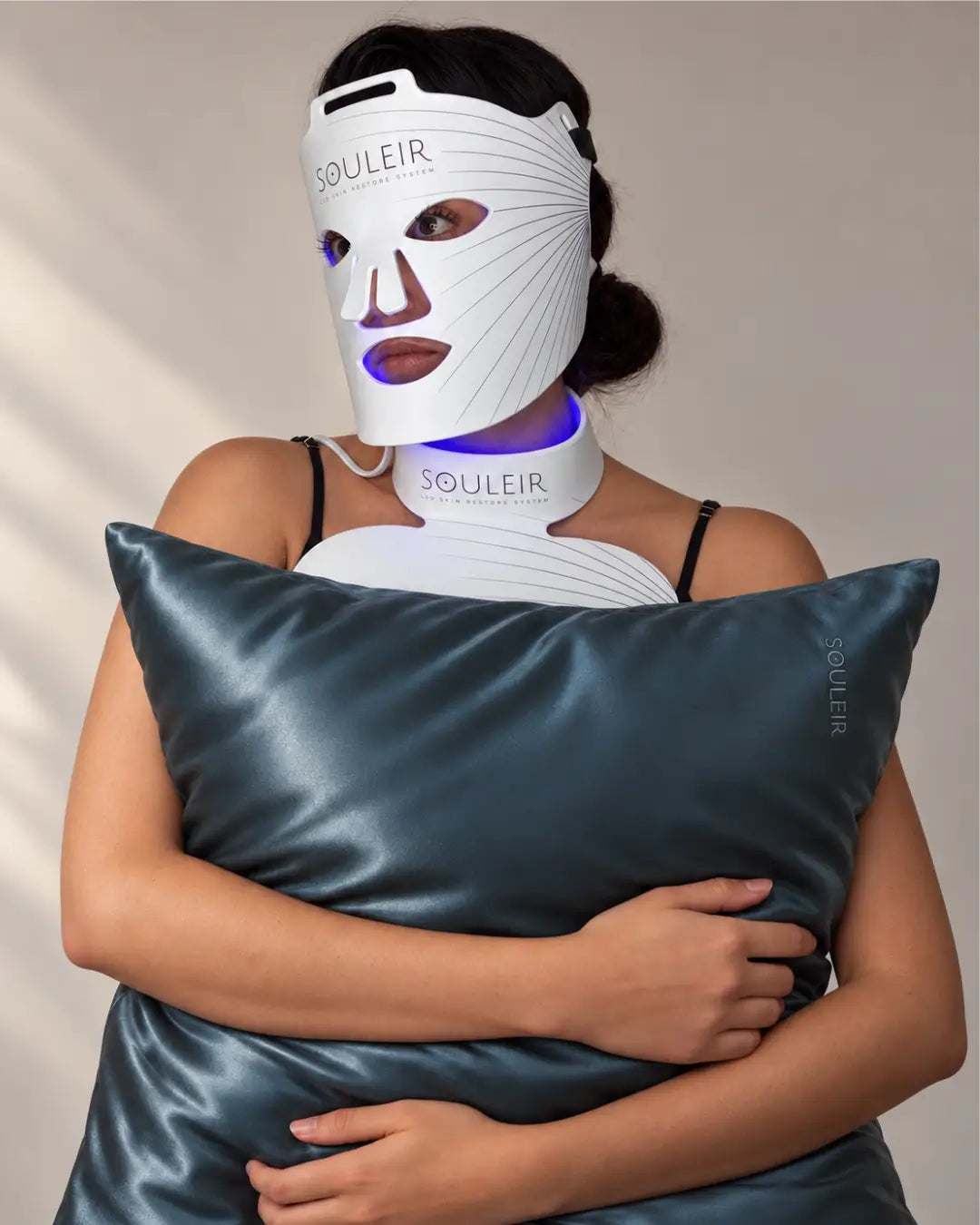 Smoother Hair Calmer Skin - LED + Silk Pillowcase Bundle