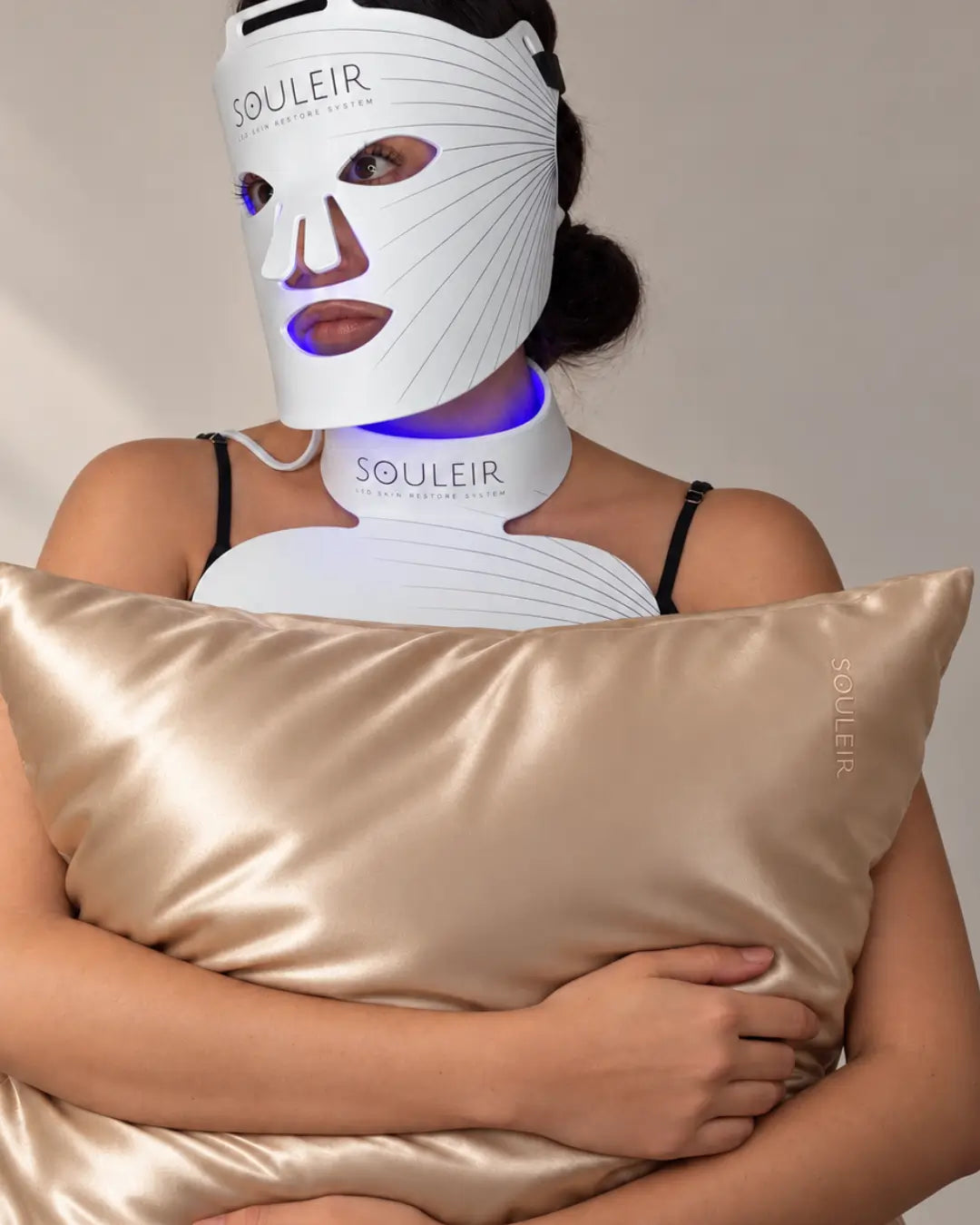 Smoother Hair Calmer Skin - LED + Silk Pillowcase Bundle