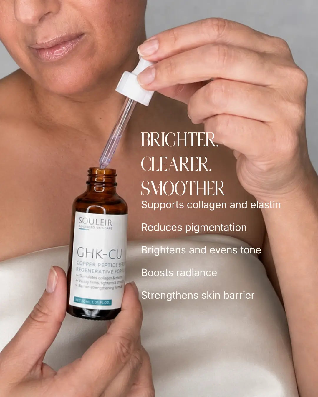 Overnight Skincare Bundle – Copper Peptide Hydrating Serum & Silk Pillowcase