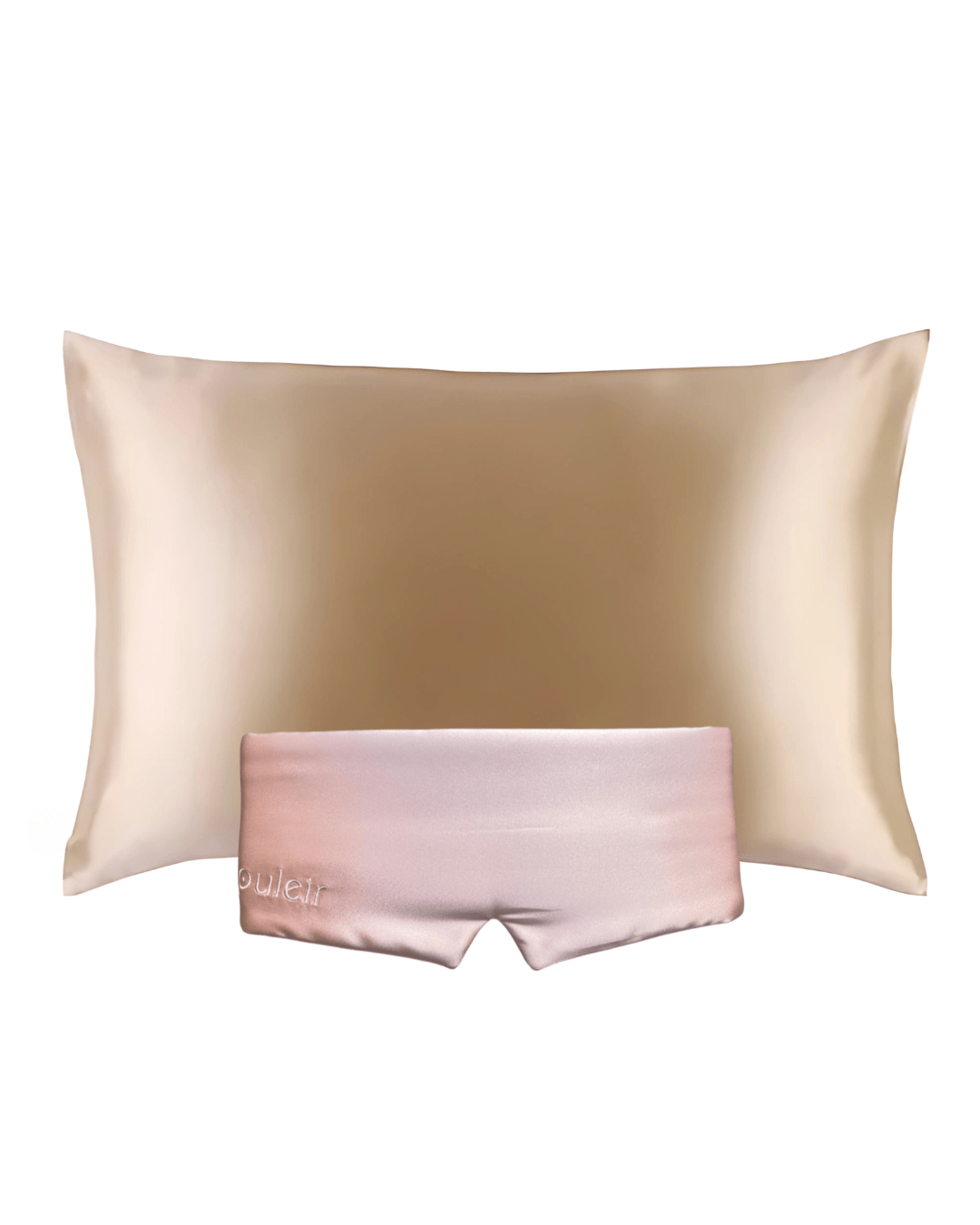 Souleir 6a-grade mulberry silk pillowcase sleep mask bundle