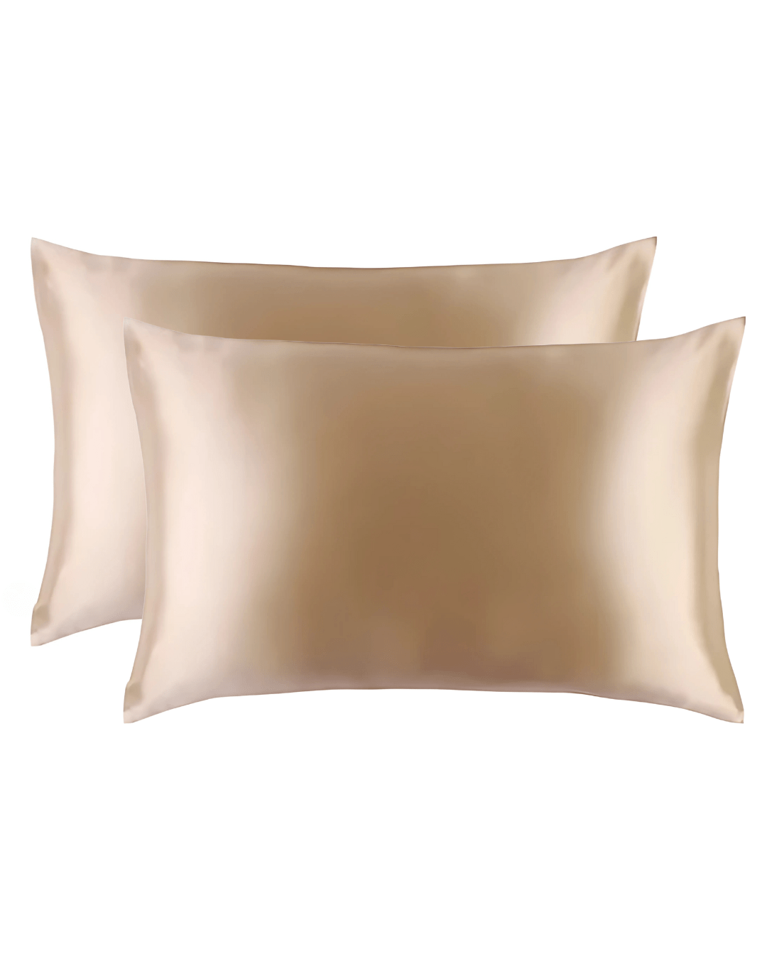 Champagne silk pillowcase