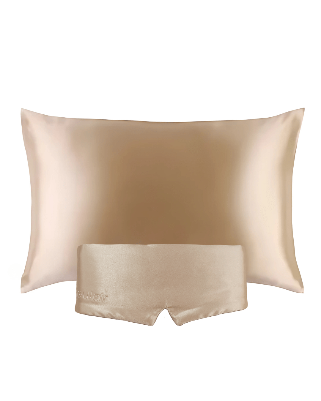 Souleir 6a-grade mulberry silk pillowcase sleep mask bundle