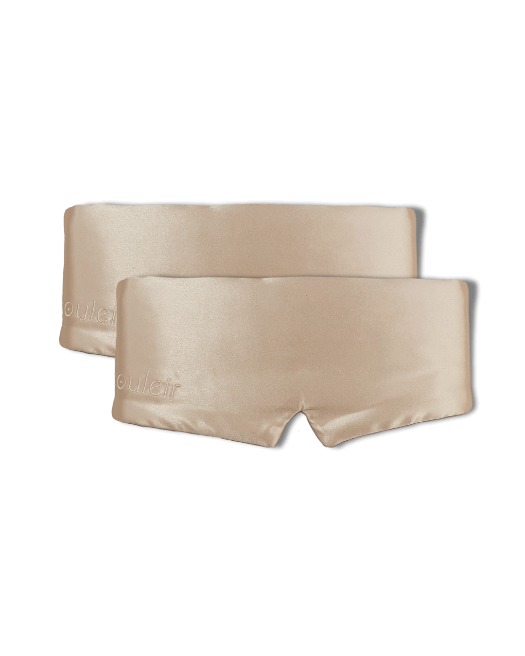souleir champagne gold mulberry silk sleeping mask bundle