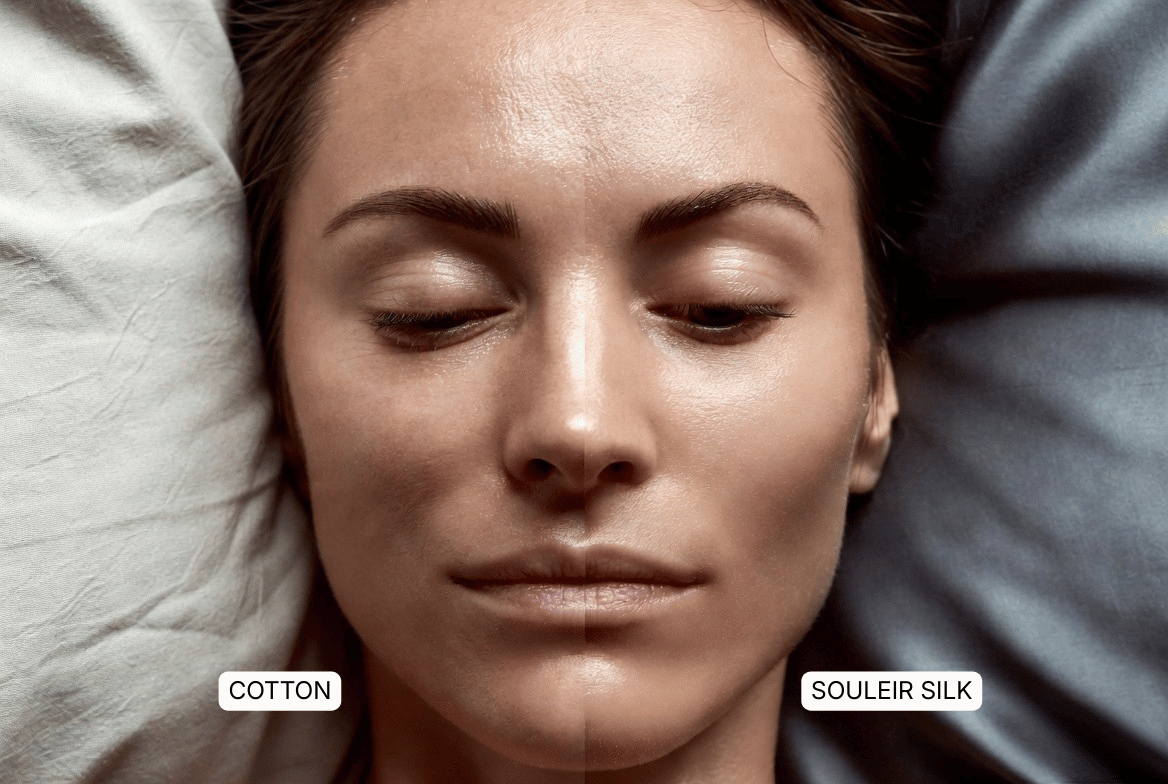 6A mulberry silk pillowcase vs cotton pillowcase skin and hair benefits Australia