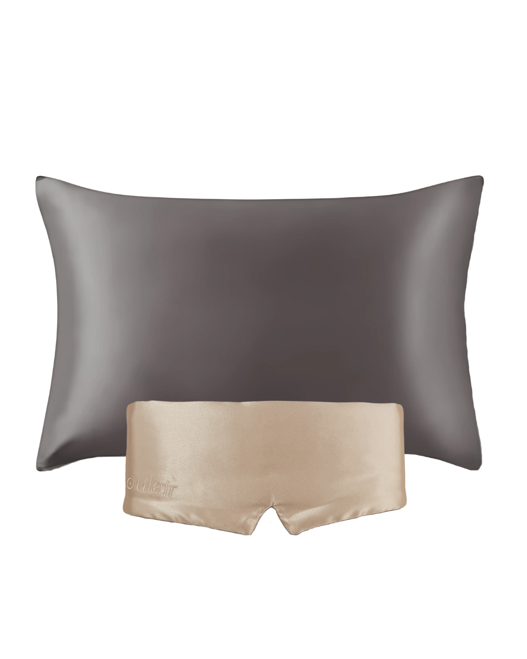 Souleir 6a-grade mulberry silk pillowcase sleep mask bundle