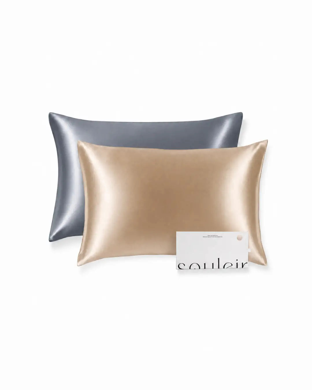 grey neutral mulberry silk pillowcase bundle australia souleir