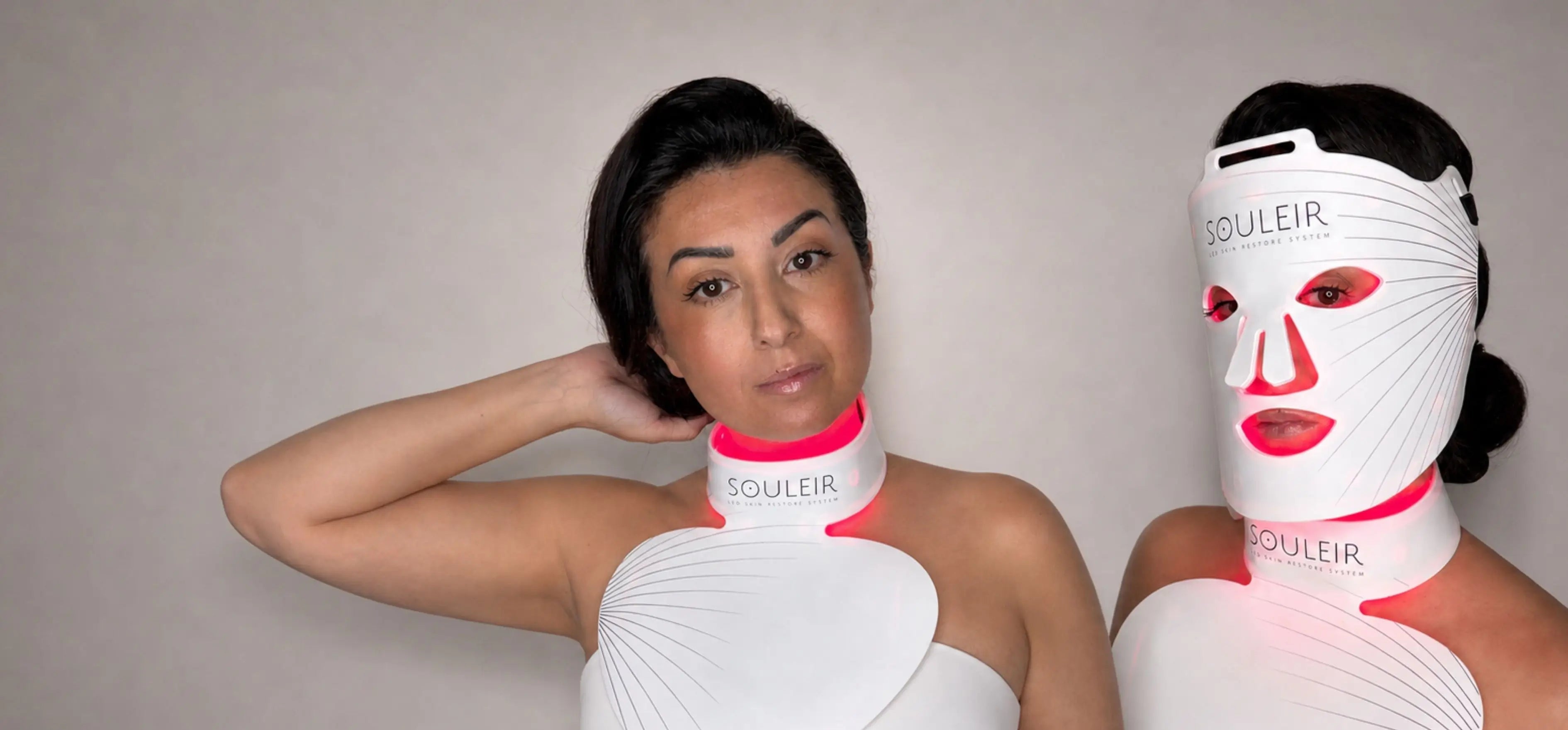 best led face neck chest device australia 2026 I Souleir