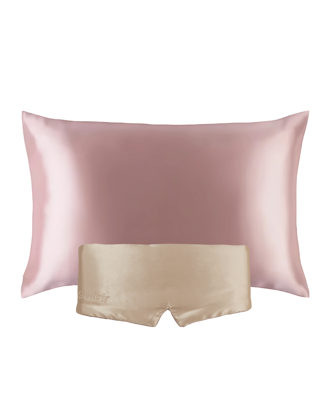 Souleir 6a-grade mulberry silk pillowcase sleep mask bundle