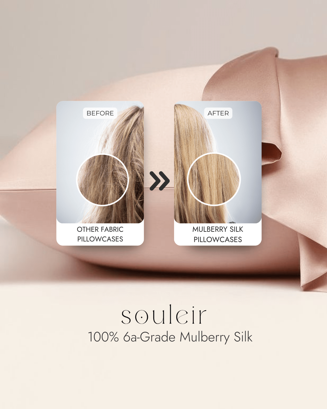 6a-grade mulberry silk pillowcase