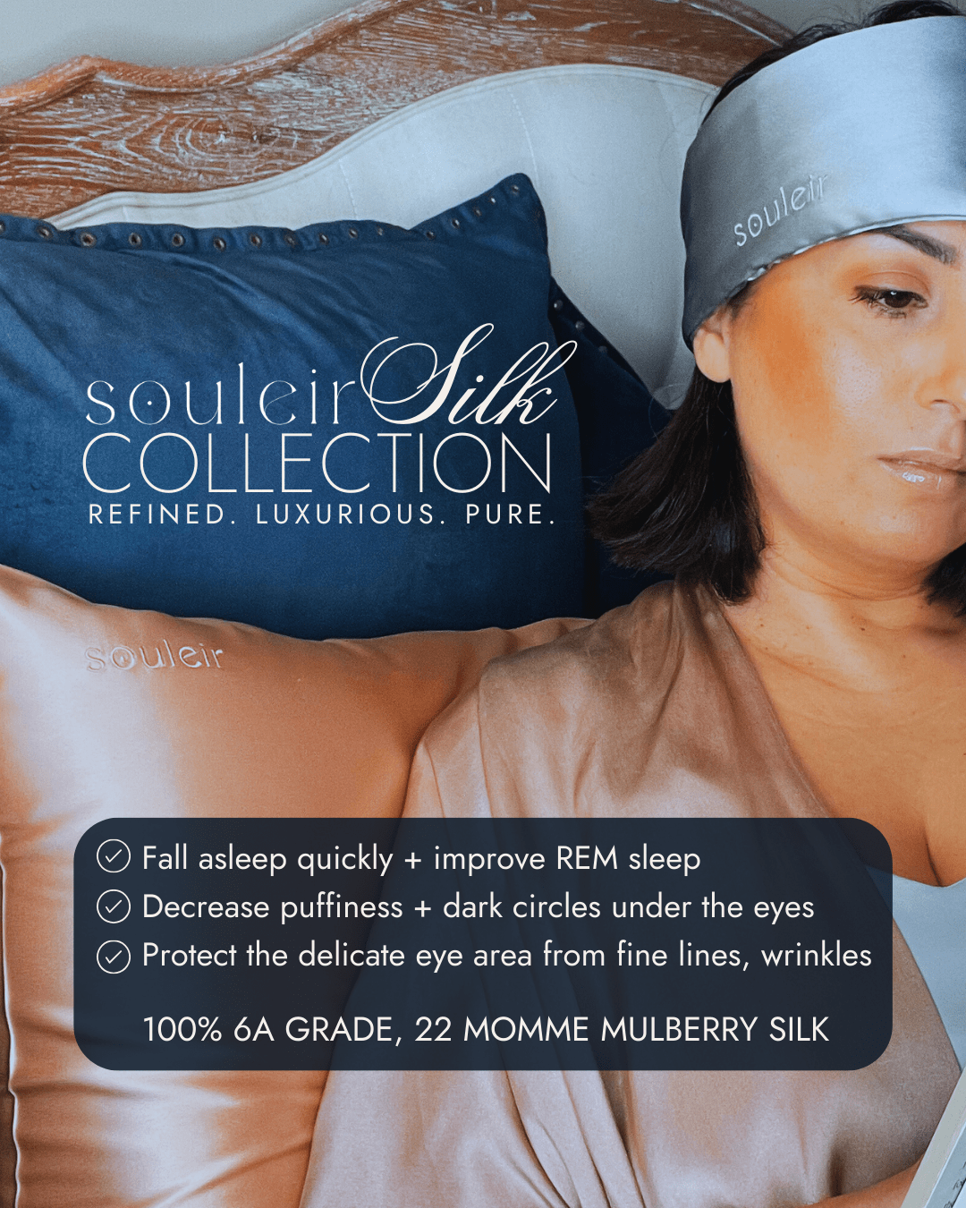 Mulberry Silk Serenity Sleep Mask + Pillowcase Bundle