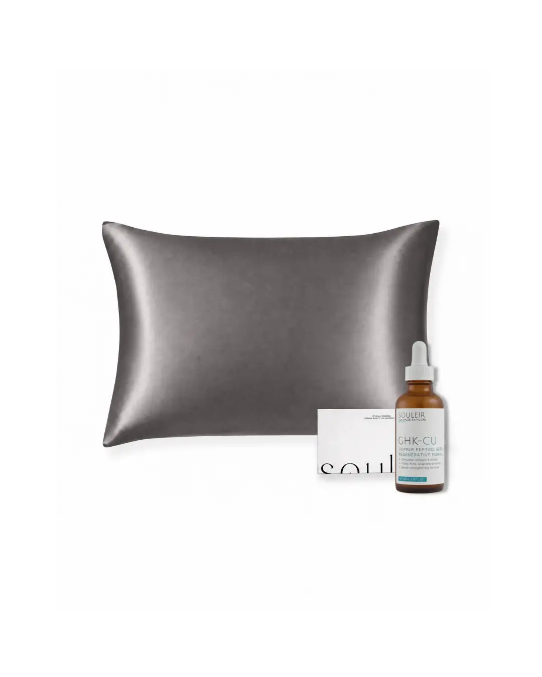 Perimenopause Skincare Bundle – Copper Peptide Serum & Silk Pillowcase