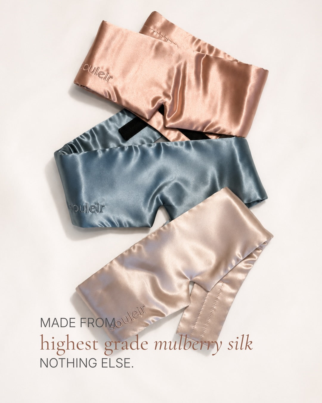 2 x Mulberry Silk Sleep Mask Bundle
