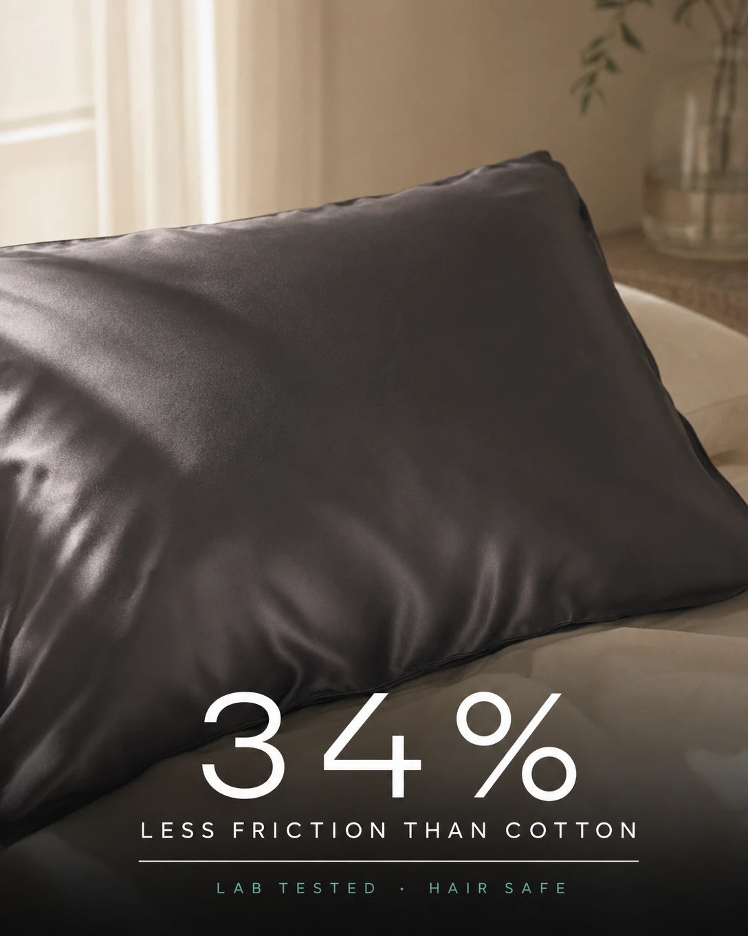 Men's Mulberry Silk Pillowcase - Hair & Scalp Care