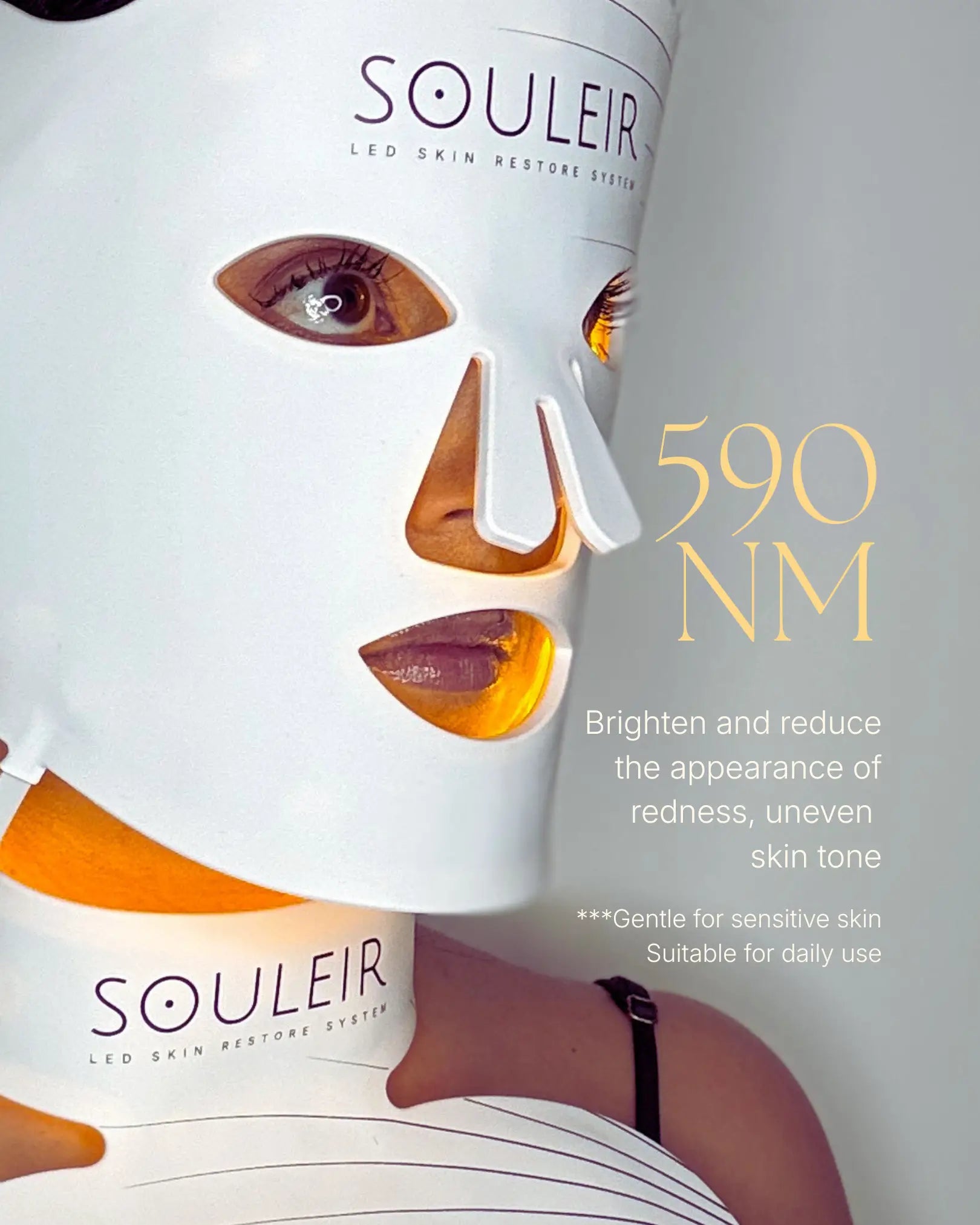 The Night Reset Ritual - Skin Restore LED System + Silk Pillowcase Bundle