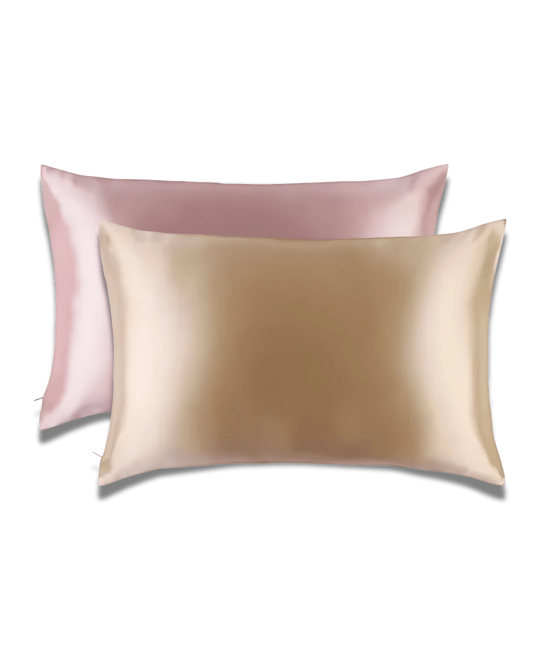 souleir mulberry silk pillowcase bundle rose gold soft champagne