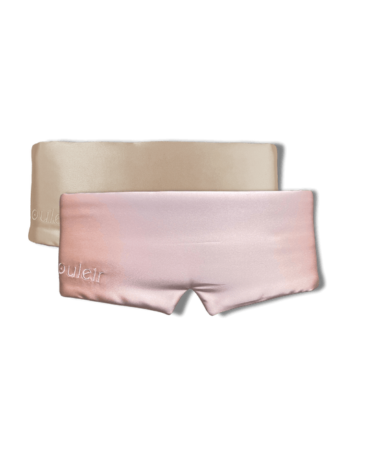souleir 100% mulberry silk sleep mask soft rose gold champagne bundle