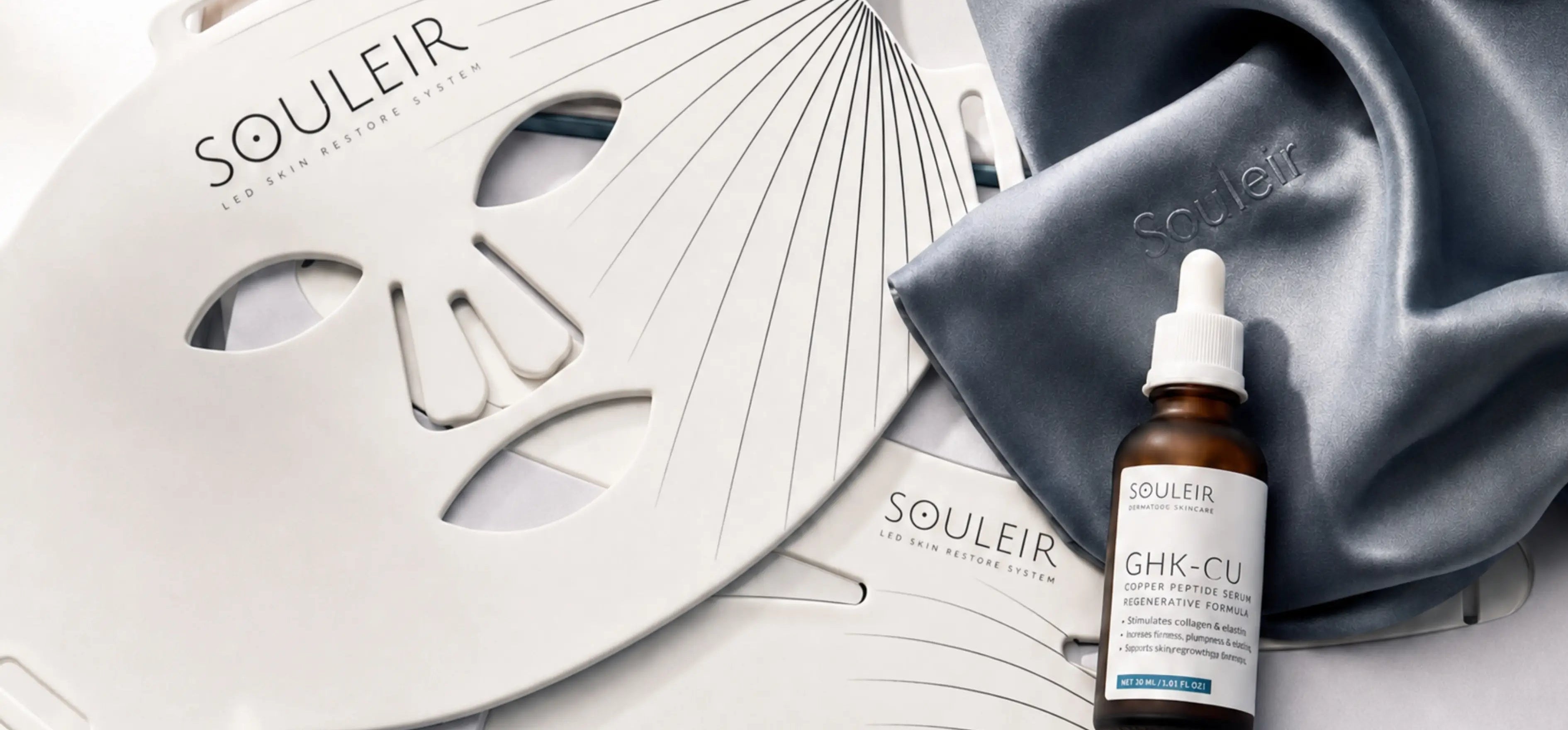 best mulberry silk pillowcase, GHK-CU copper peptide serum, and led therapy australia 2026 I souleir