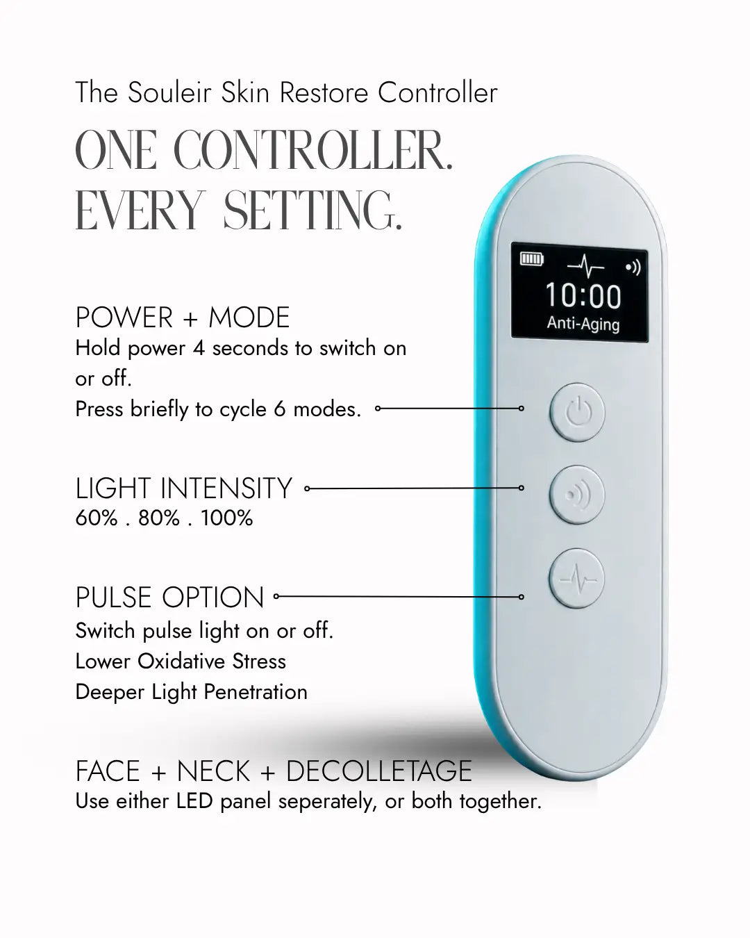 Souleir control functionality