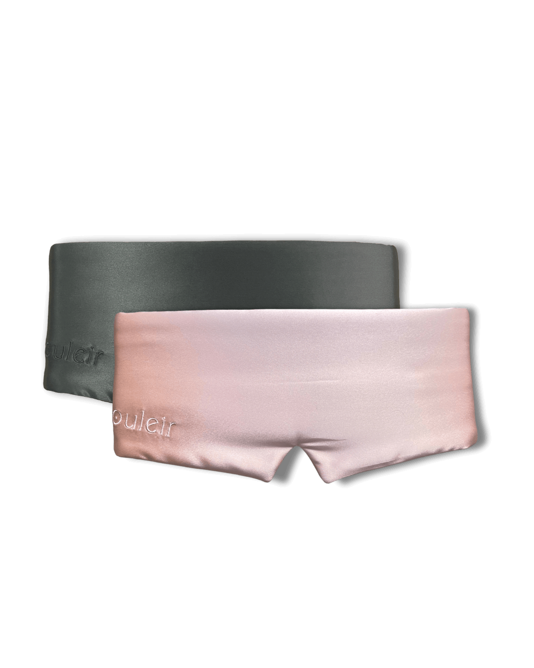 souleir 100% mulberry silk sleep mask soft graphite rose gold bundle
