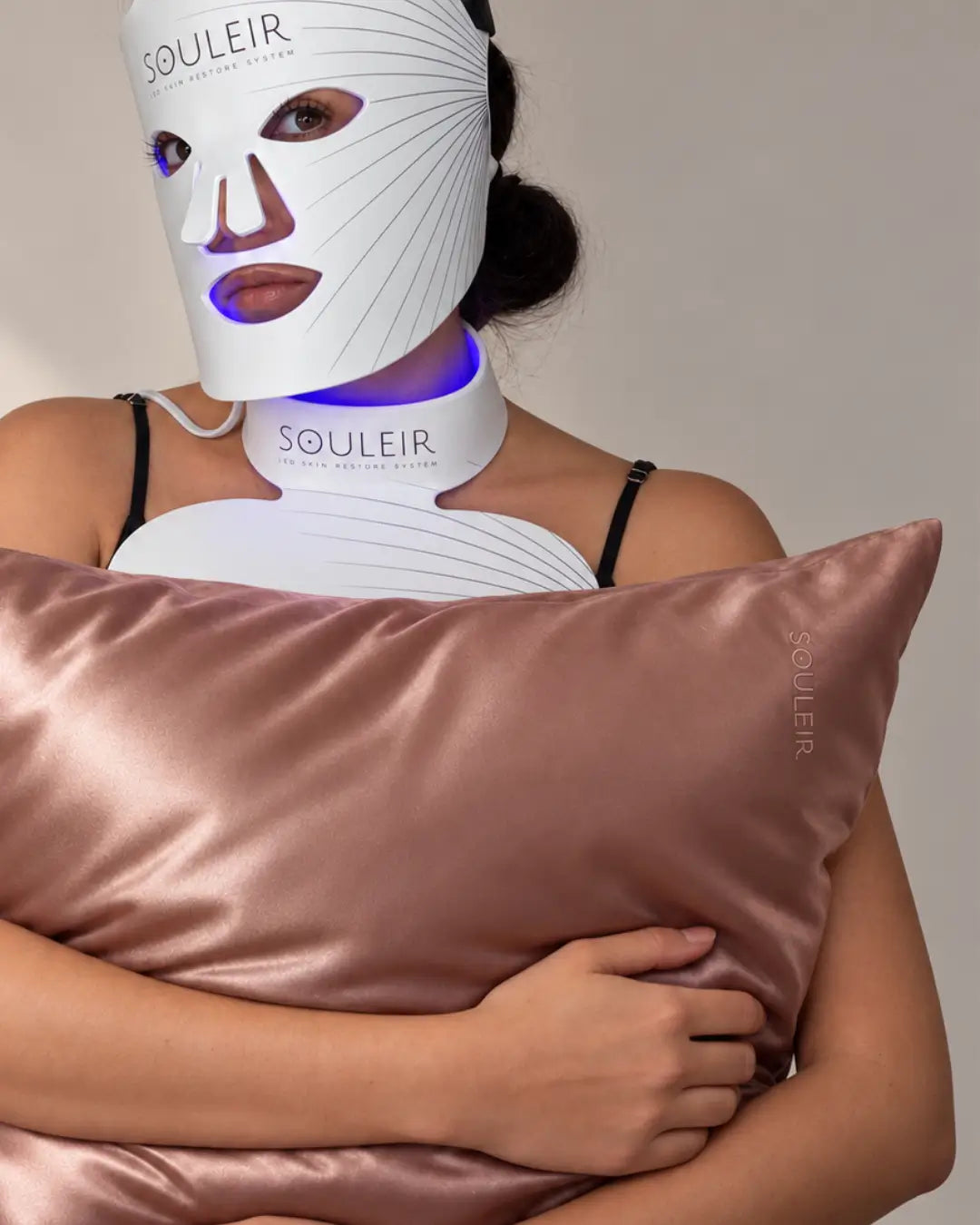 best led and silk pillowcase bundle souleir australia