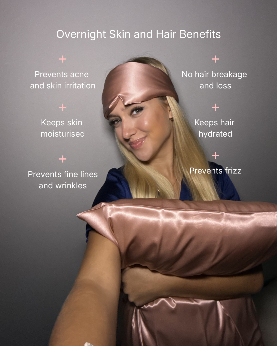 Mulberry Silk Serenity Sleep Mask + Pillowcase Bundle