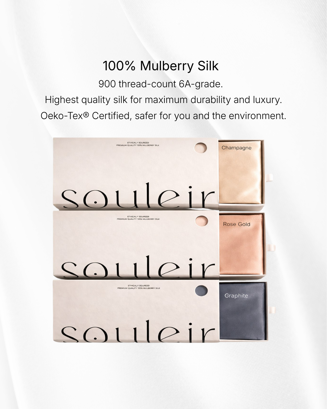 2 x Mulberry Silk Pillowcases