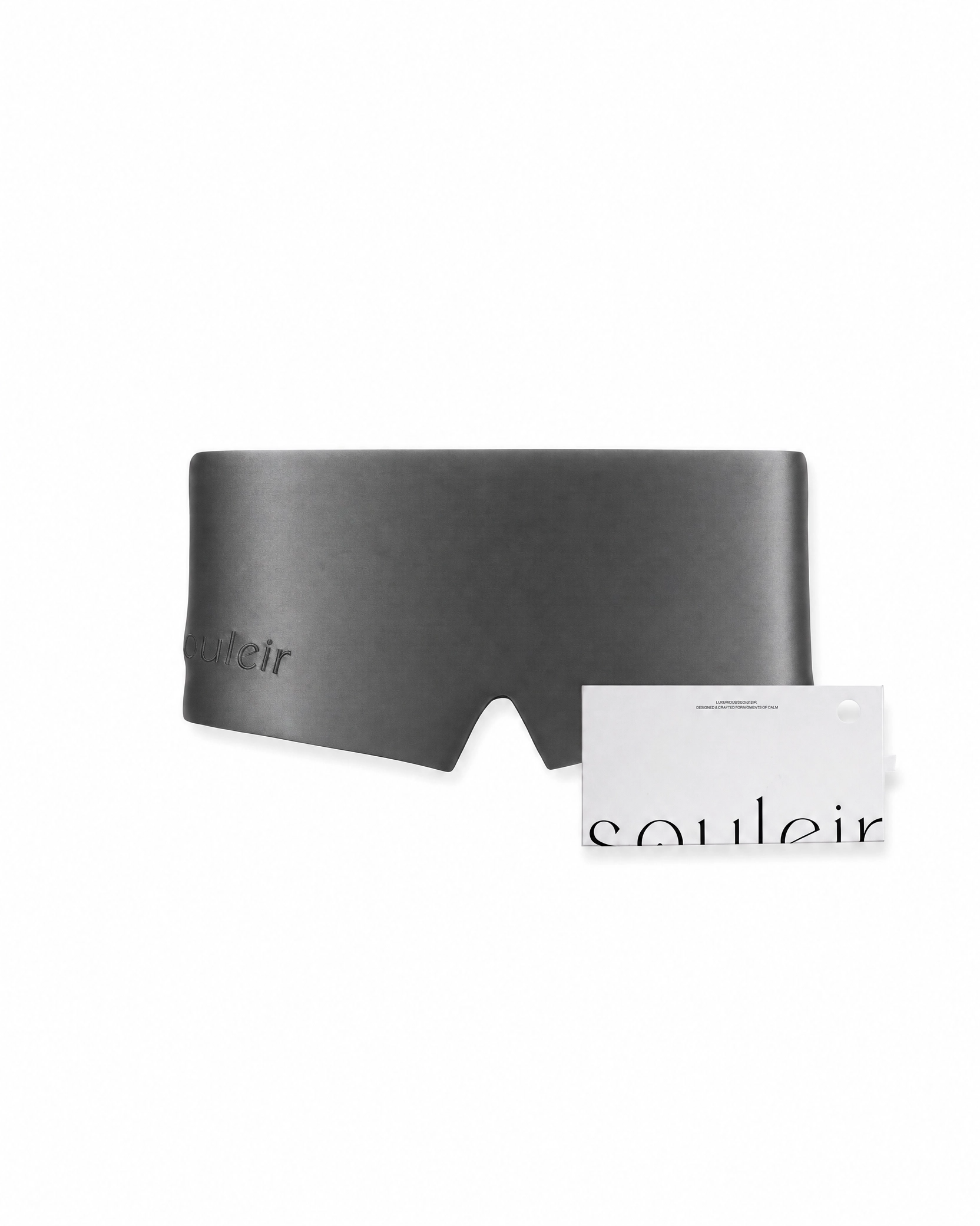 souleir graphite mulberry silk sleeping mask