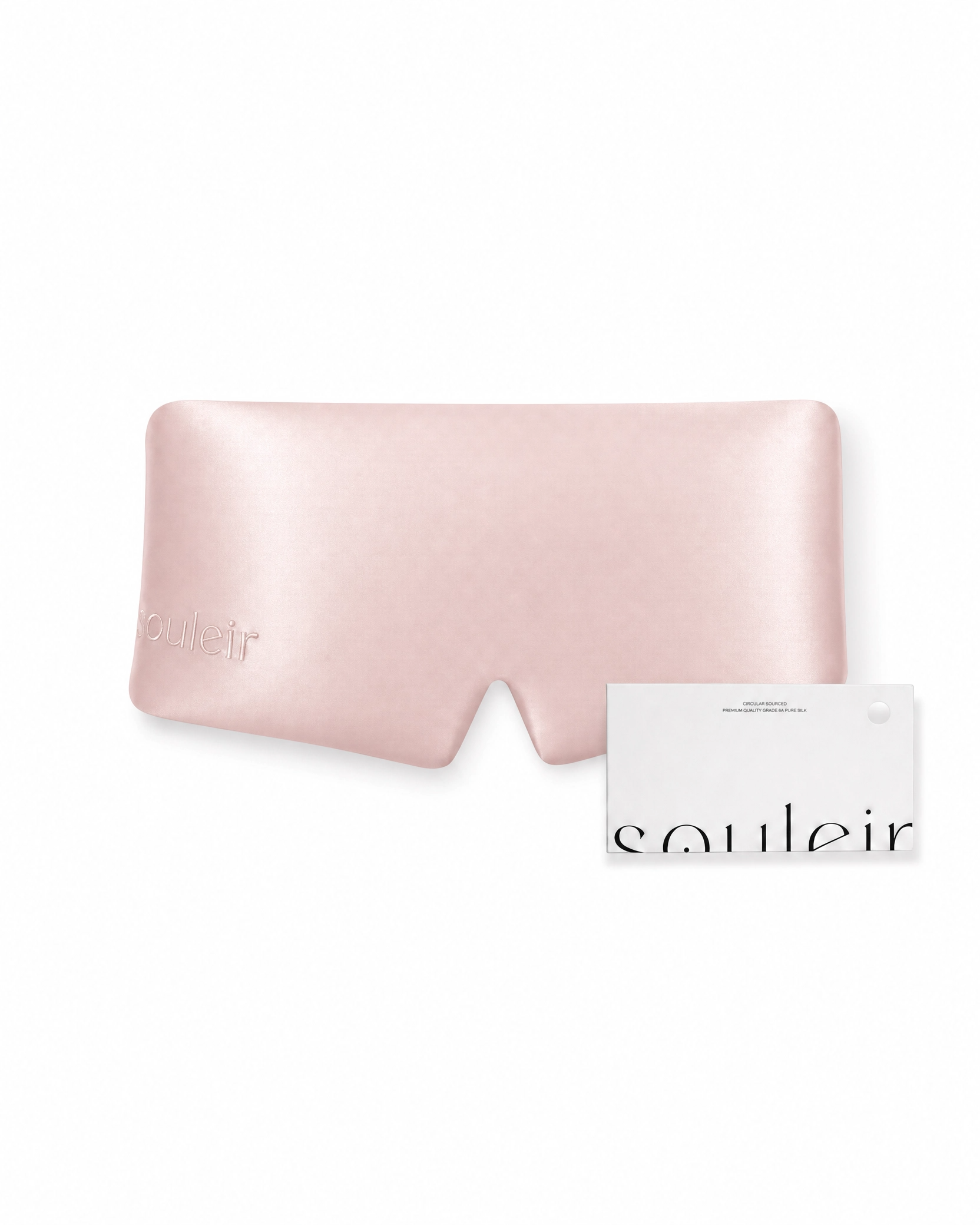 souleir rose gold mulberry silk sleeping mask