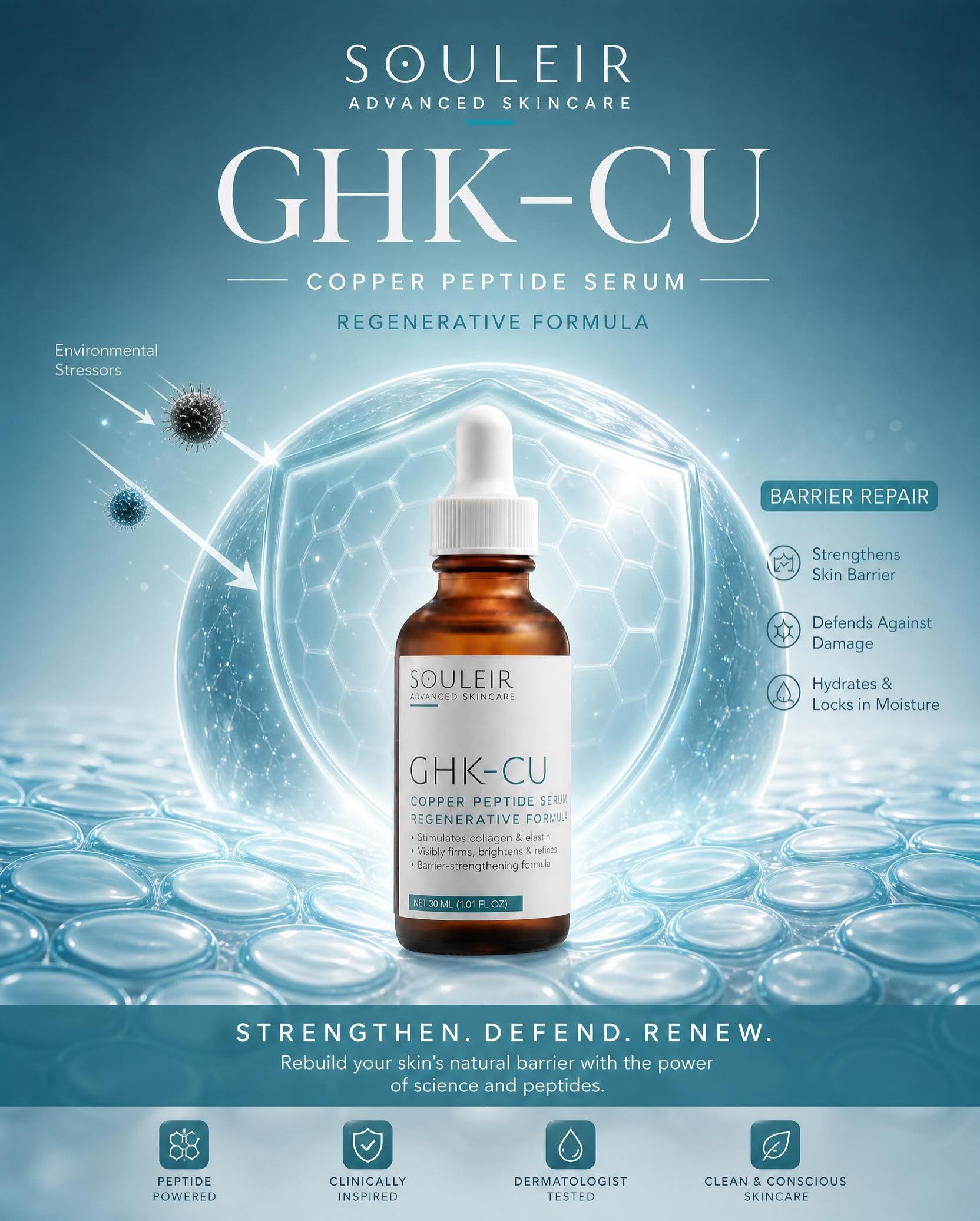 Perimenopause Skincare Bundle – Copper Peptide Serum & Silk Pillowcase